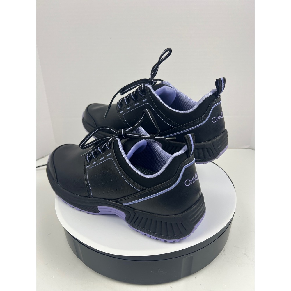 Orthofeet Women's 10M Black Purple Comfort Orthopedic Athletic Walking Shoes - Picture 4 of 17